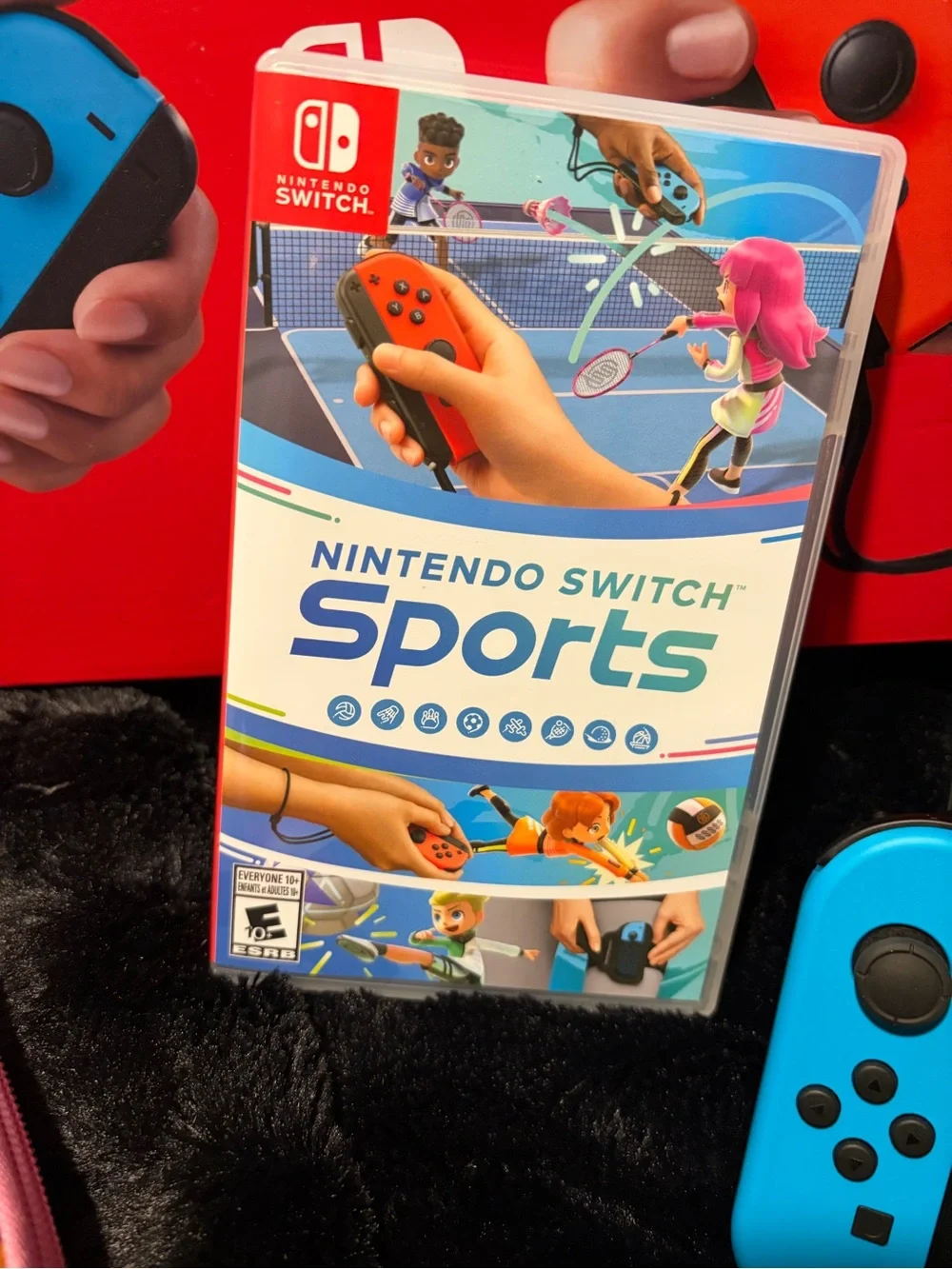 Nintendo Switch with Neon Blue & Neon Red Joy‑Con Controllers ( EXCLUDED)